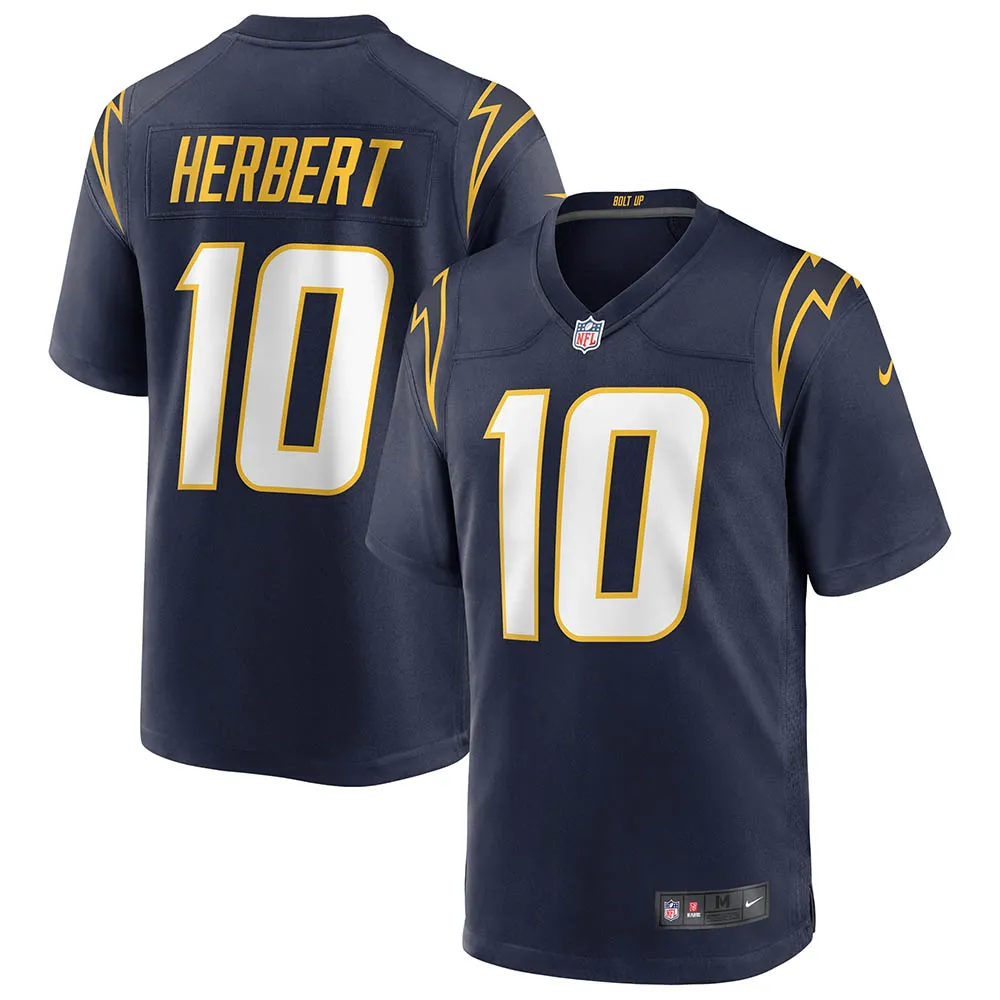 Men's Los Angeles Chargers Justin Herbert Alternate Game Jersey Navy