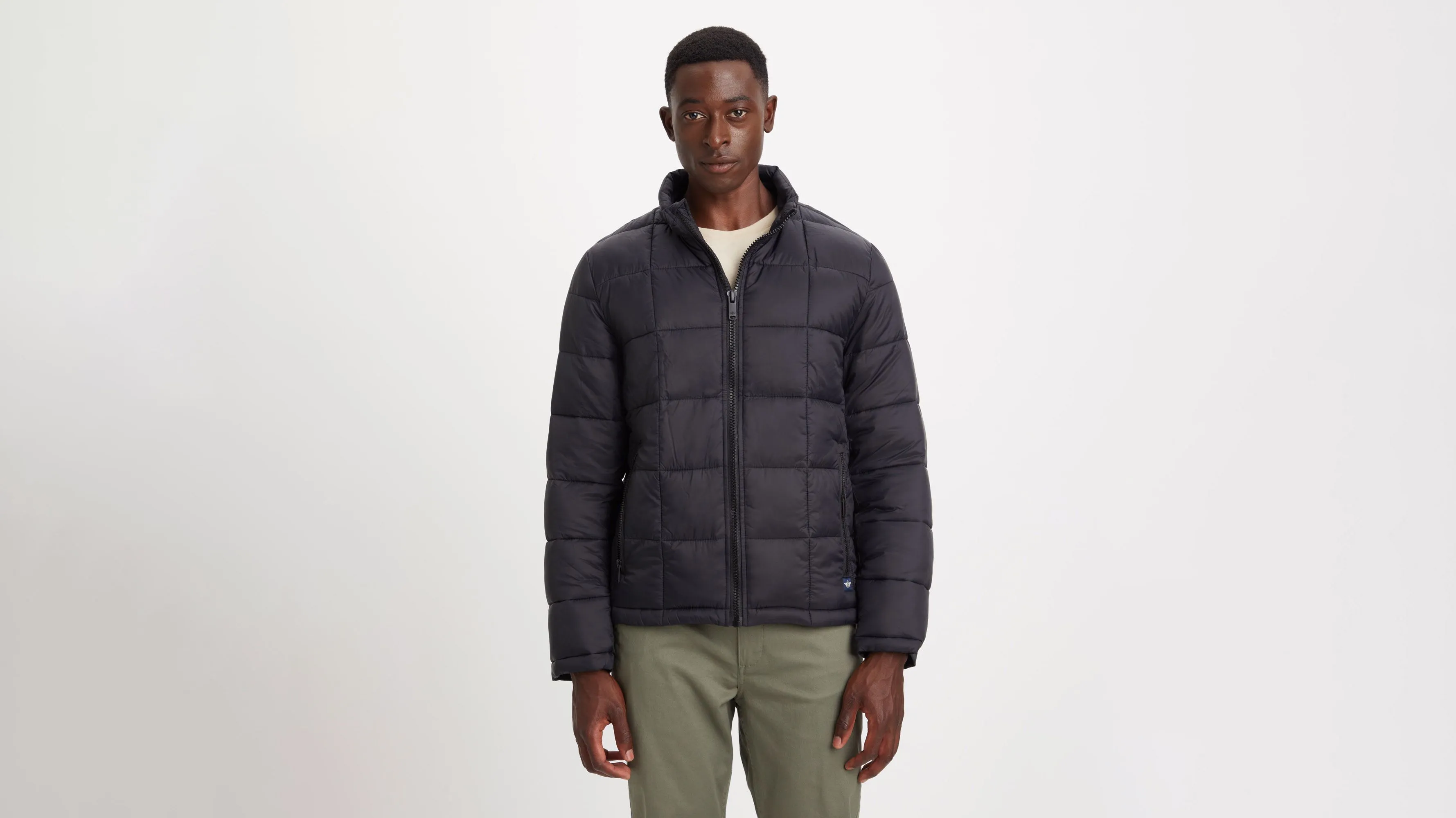 Men's Nylon Lightweight Quilted Jacket