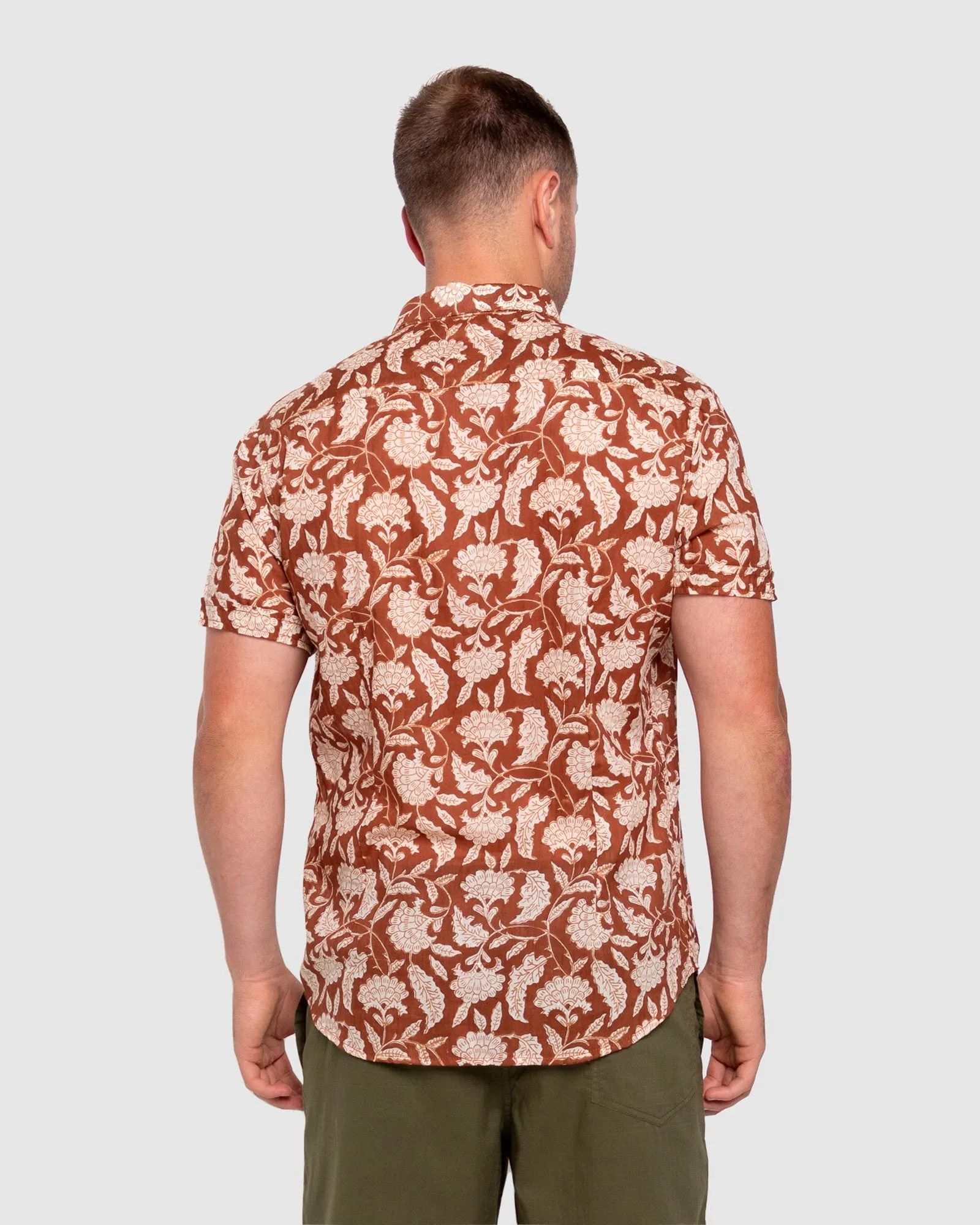 Mens Shirt - Mittee Block Print