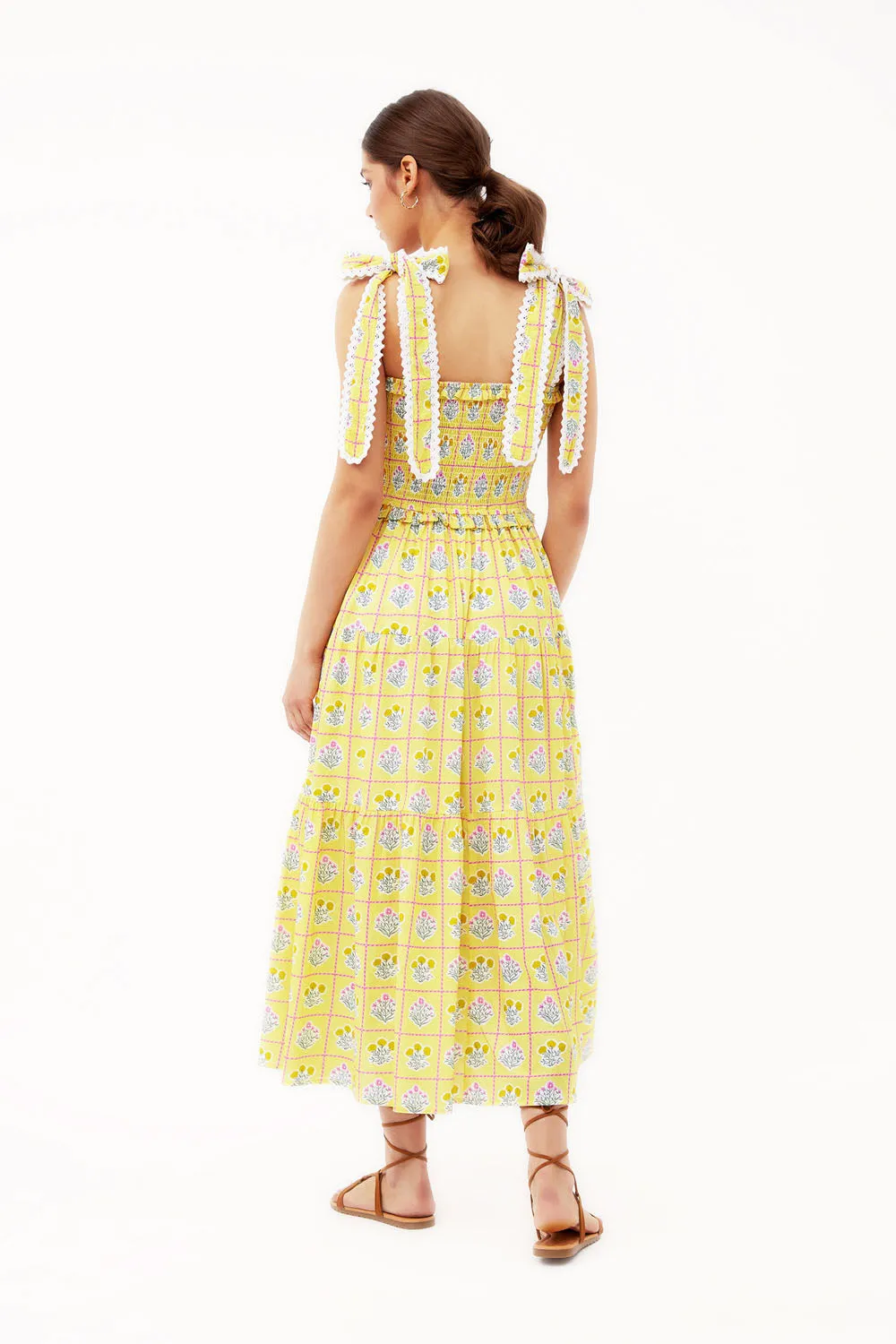 Mia Maxi Dress - Positano Lemon