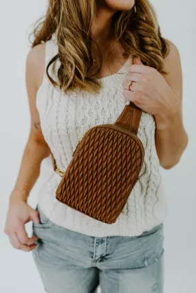 Mini Textured Sling Bag