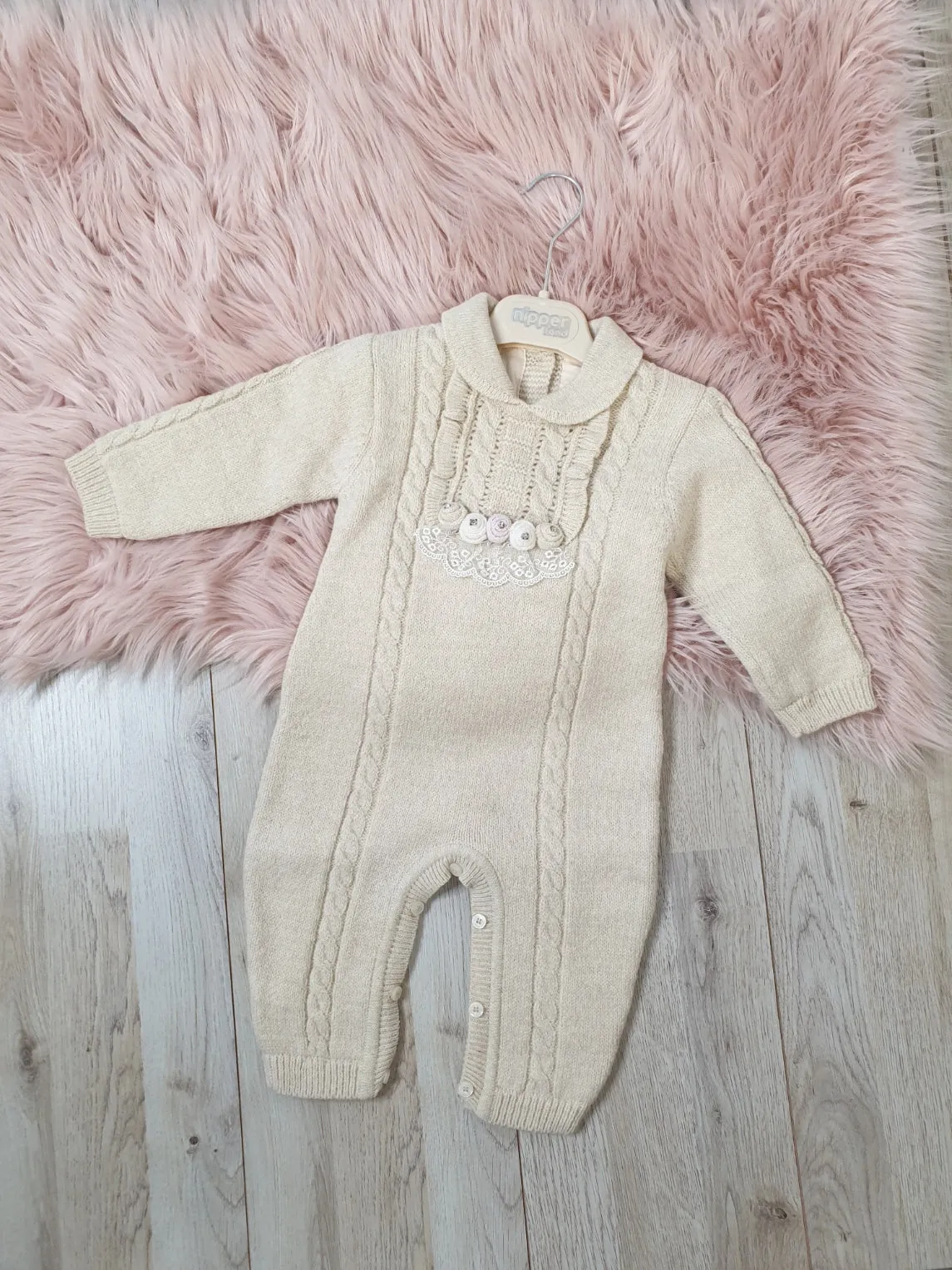 Muffinandco- Baby Strick-Overall mit Motiv-6140