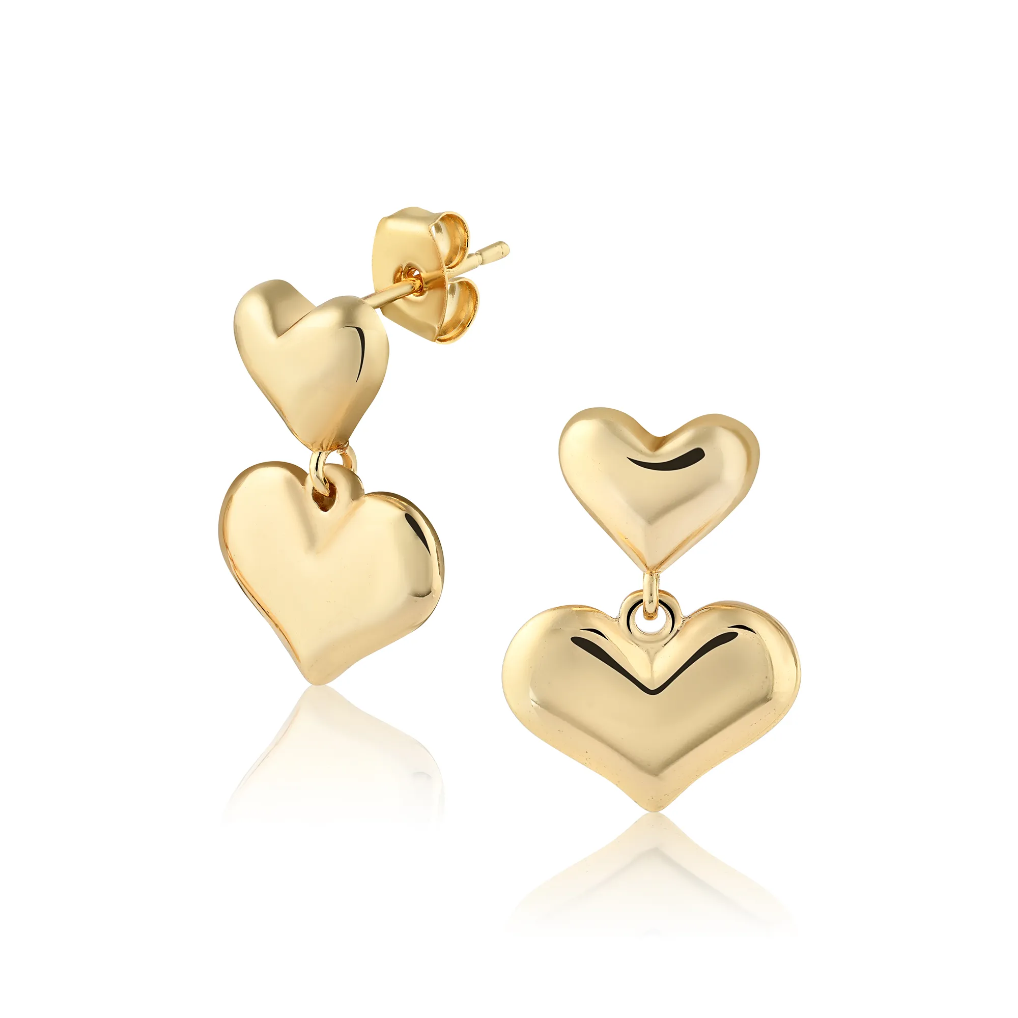 Nadia Heart Drop Earrings