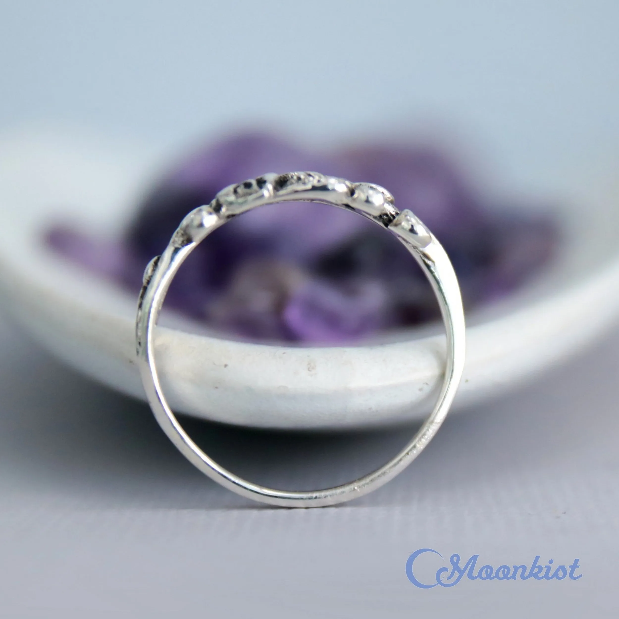 Nature Ring, Silver Ivy Leaf Ring for Women | Moonkist Designs