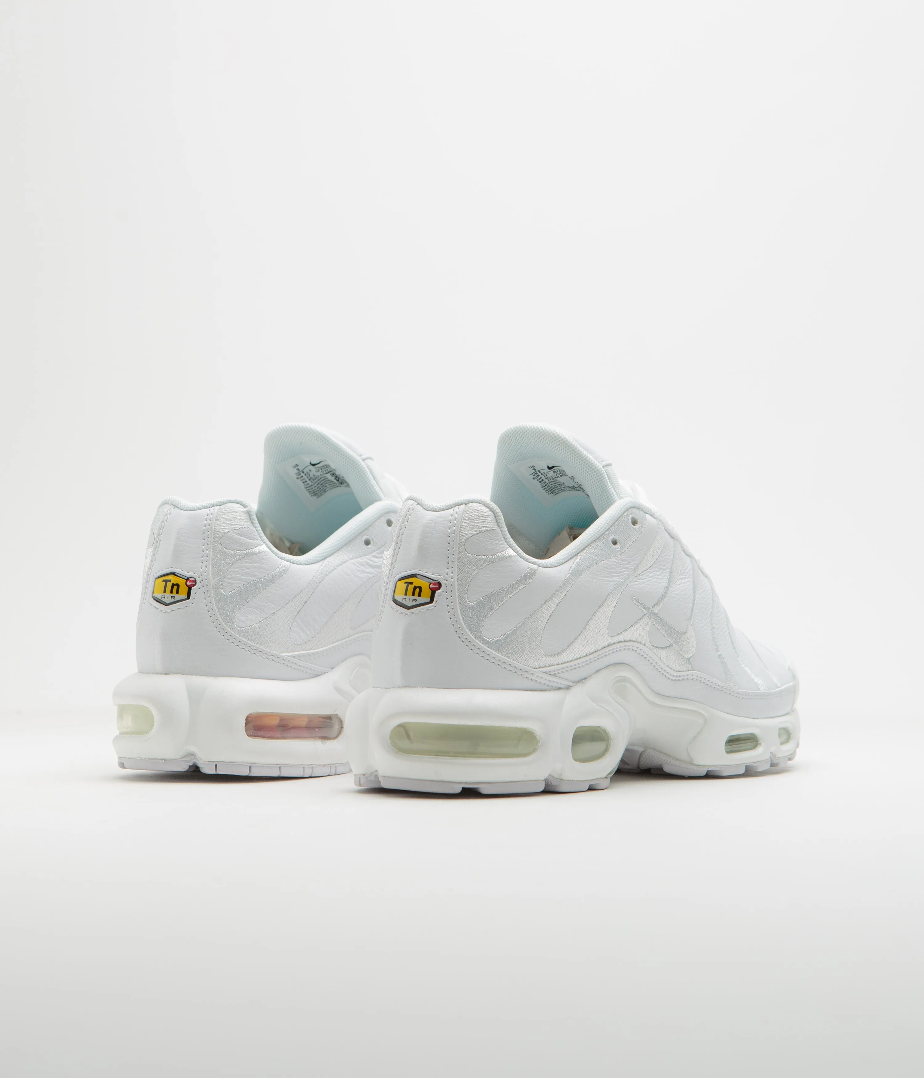 Nike Air Max Plus Shoes - White / White - White