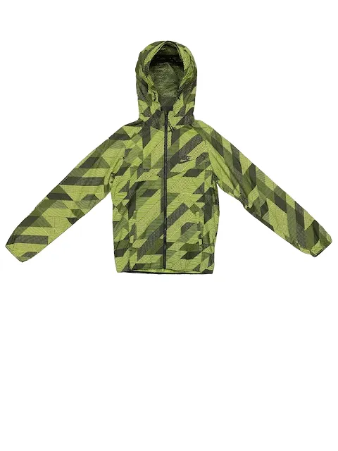 Nike men's hooded windbreaker 687563 702 yellow-green