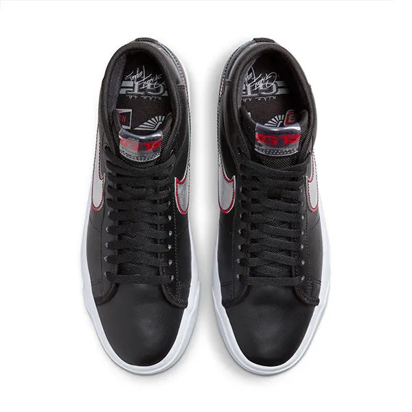 Nike SB Zoom Blazer Mid Pro GT Black/University Red/White/Metallic Silver