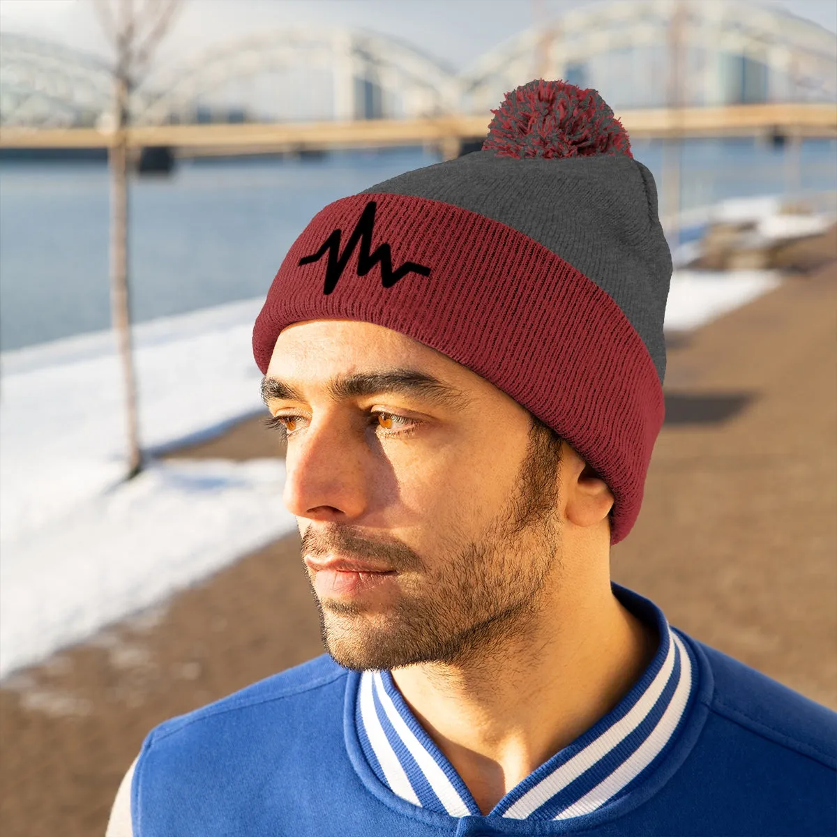 Official MAXLIFE Pom Pom Beanie