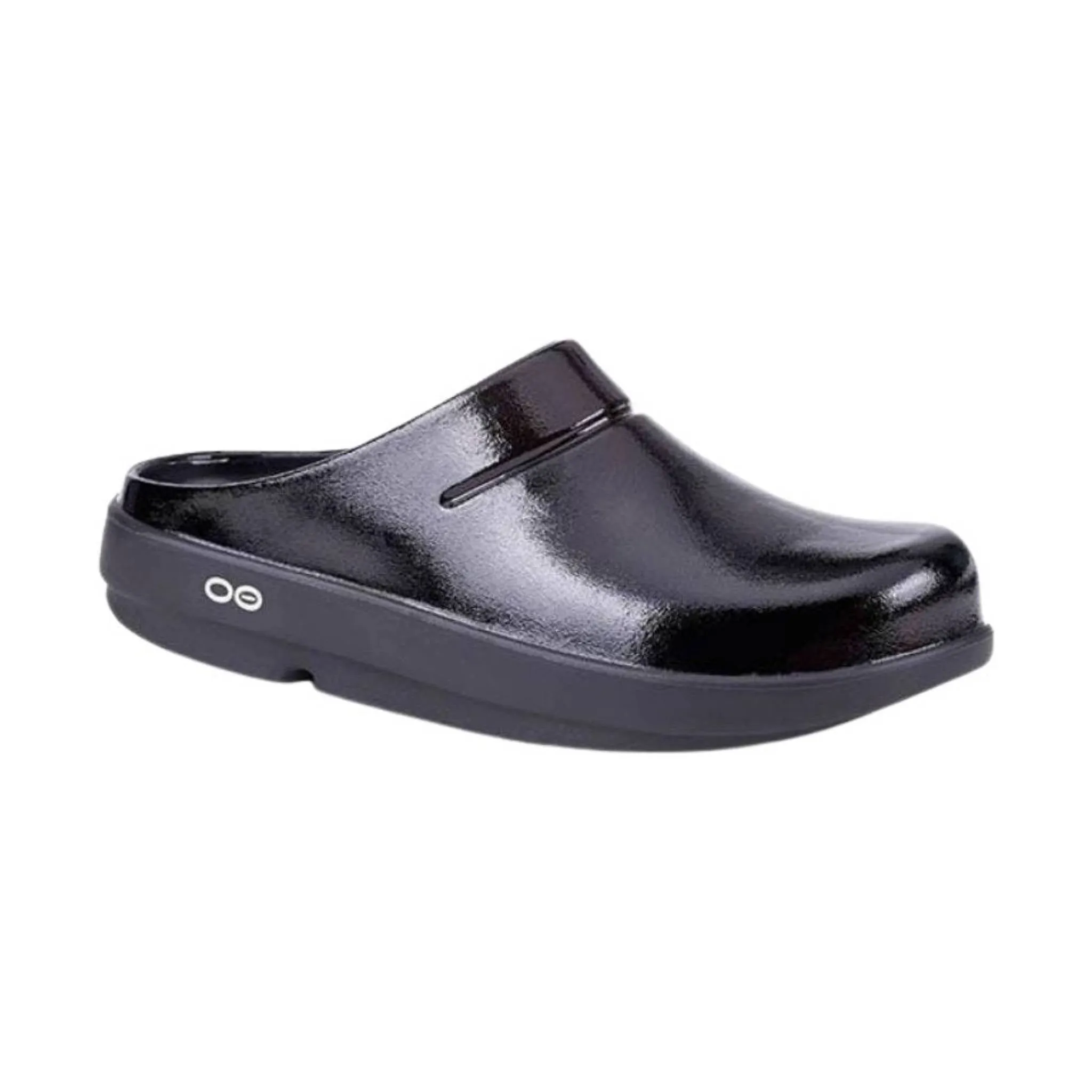 OOfos Women's OOcloog Luxe Clog - Black