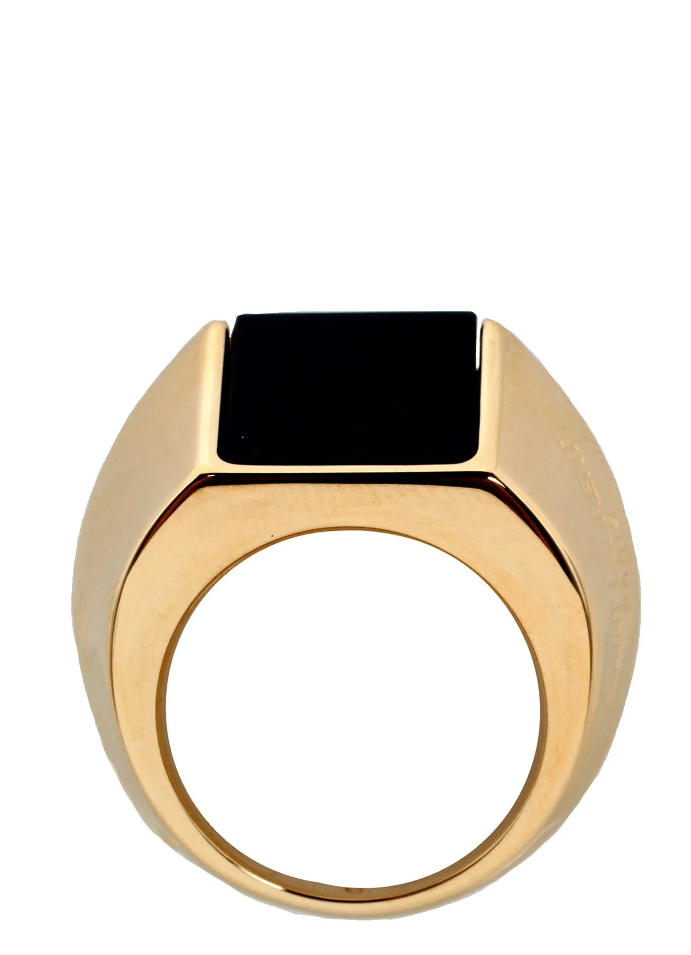 Opyum Bague Duo Ring, Onyx/Howlite