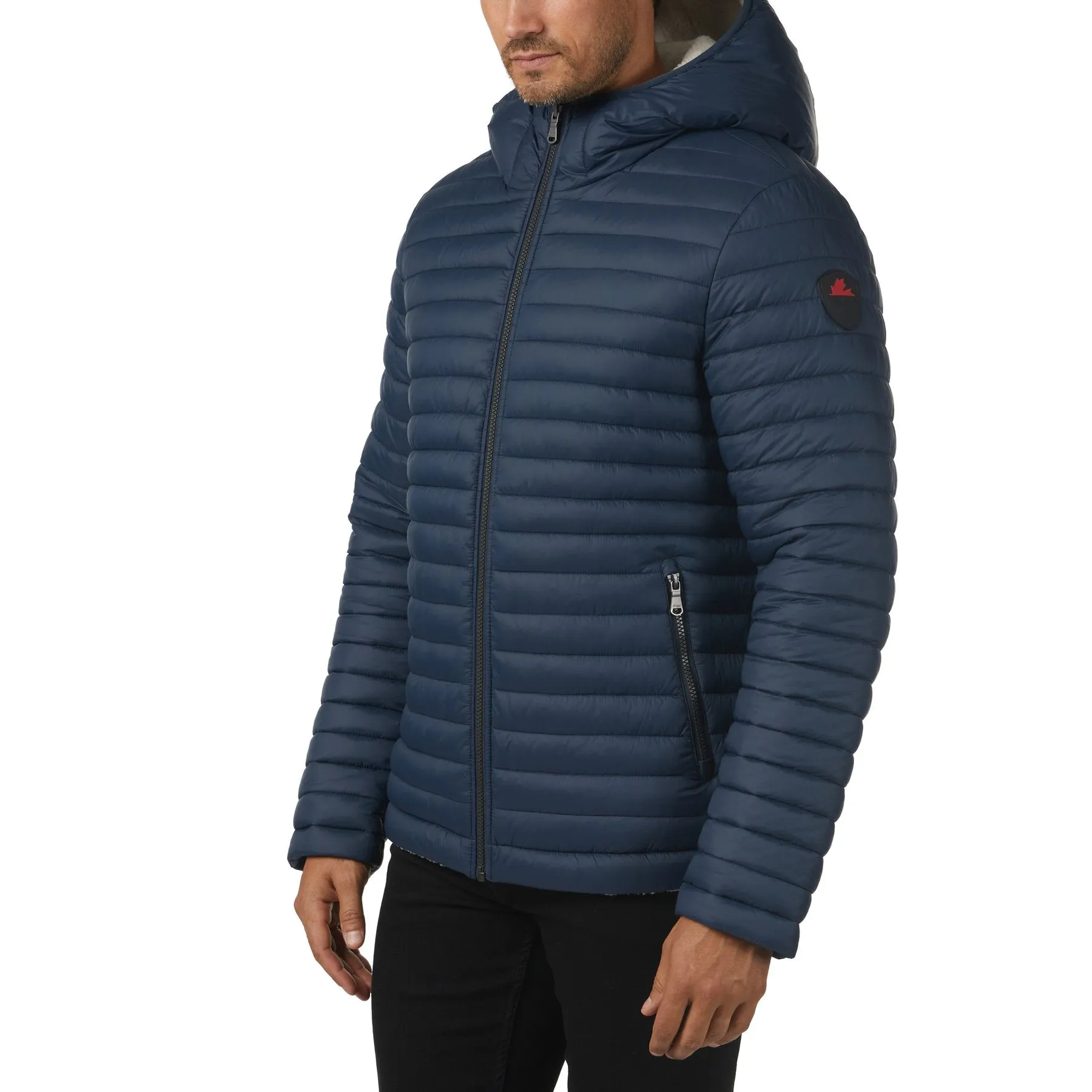 Pajar Men's Davie Reversible Thinsulate Puffer - NAVY