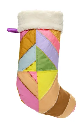 Pastel Quilt Stocking