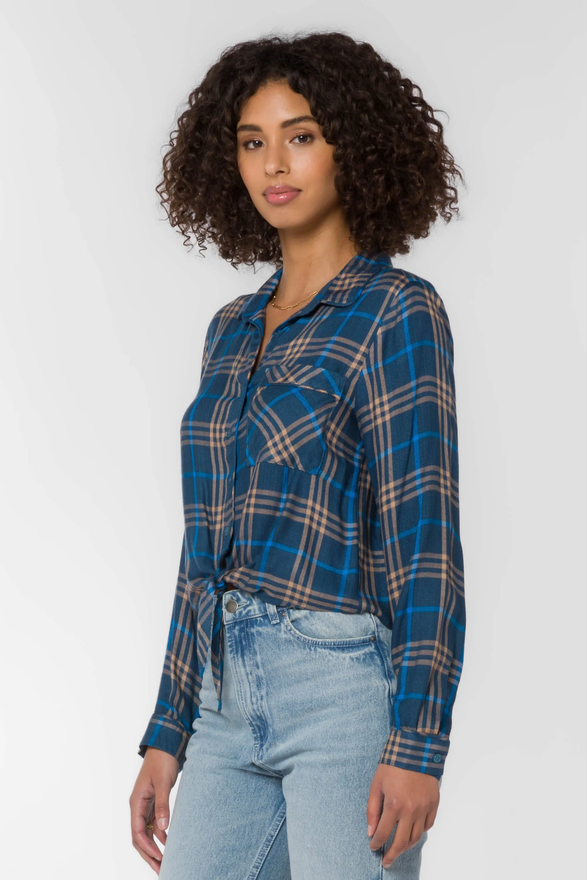 Patrick Blue Plaid Shirt