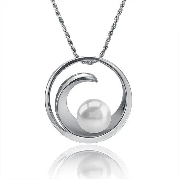 Pearl Wave Pendant