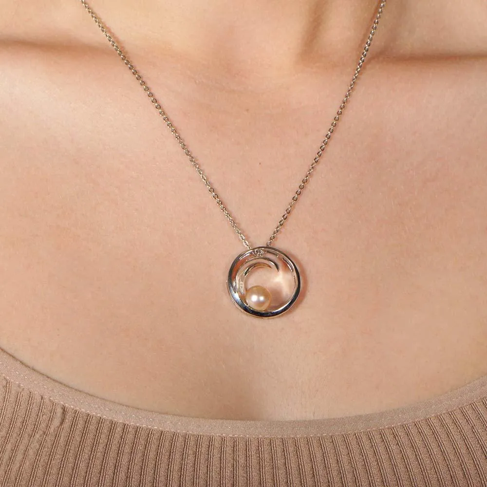 Pearl Wave Pendant