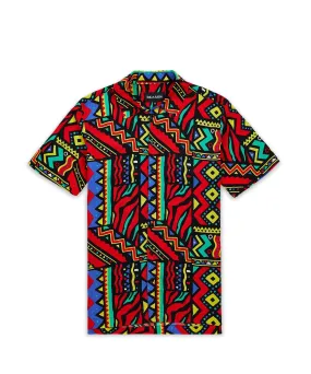 Plus Size Unity Allover Print Short Sleeve Shirt