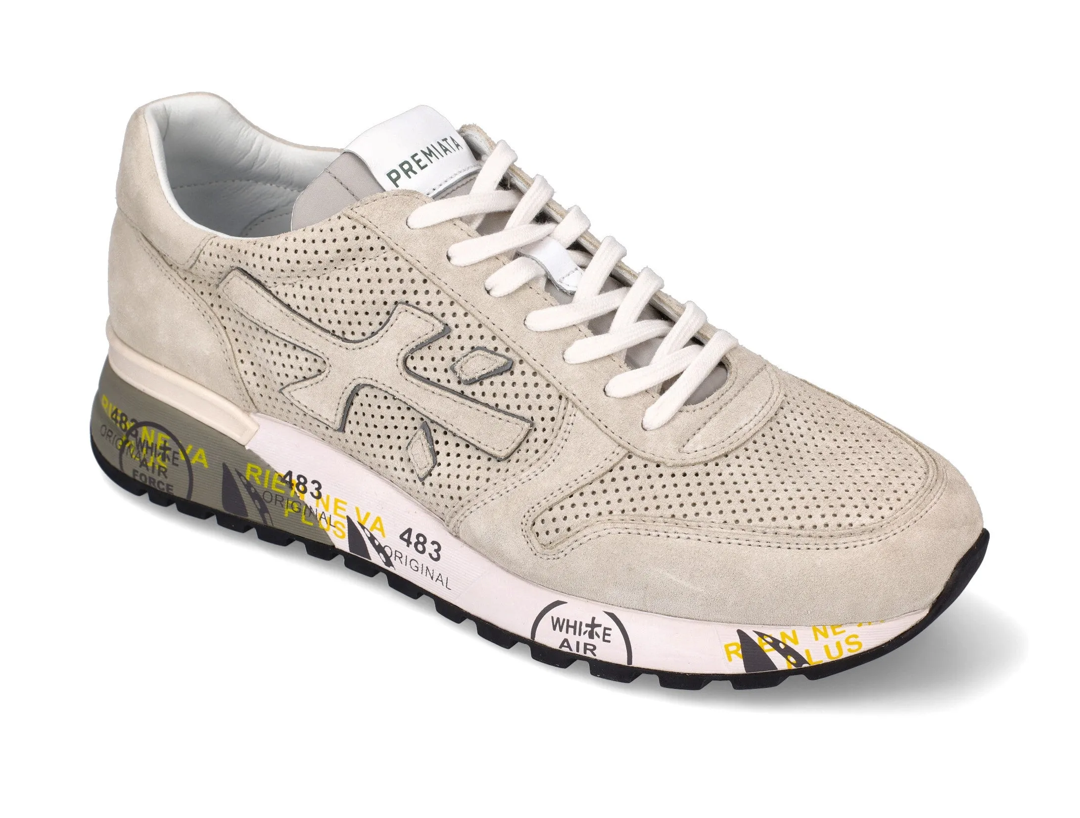 Premiata Mick sneakers Primavera Estate in camoscio