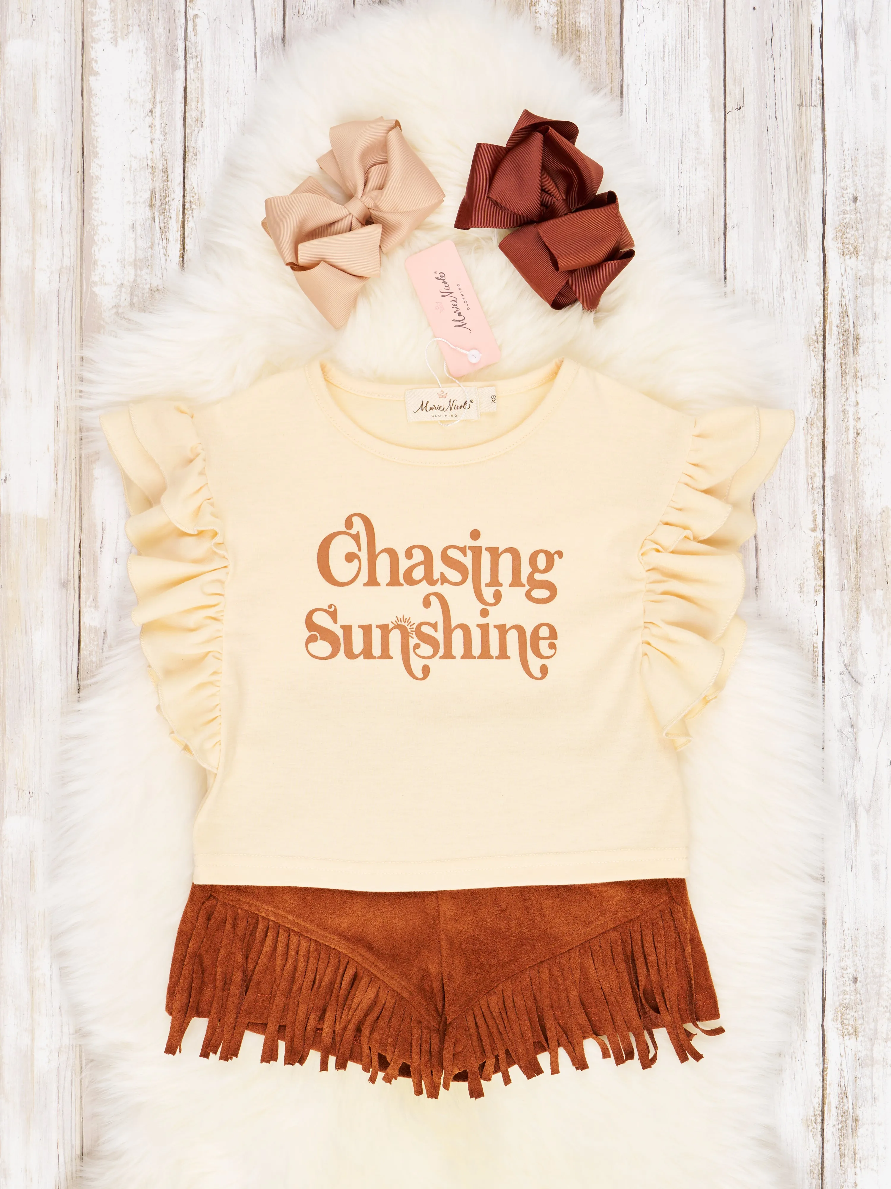 "Chasing Sunshine" Fringe Outfit