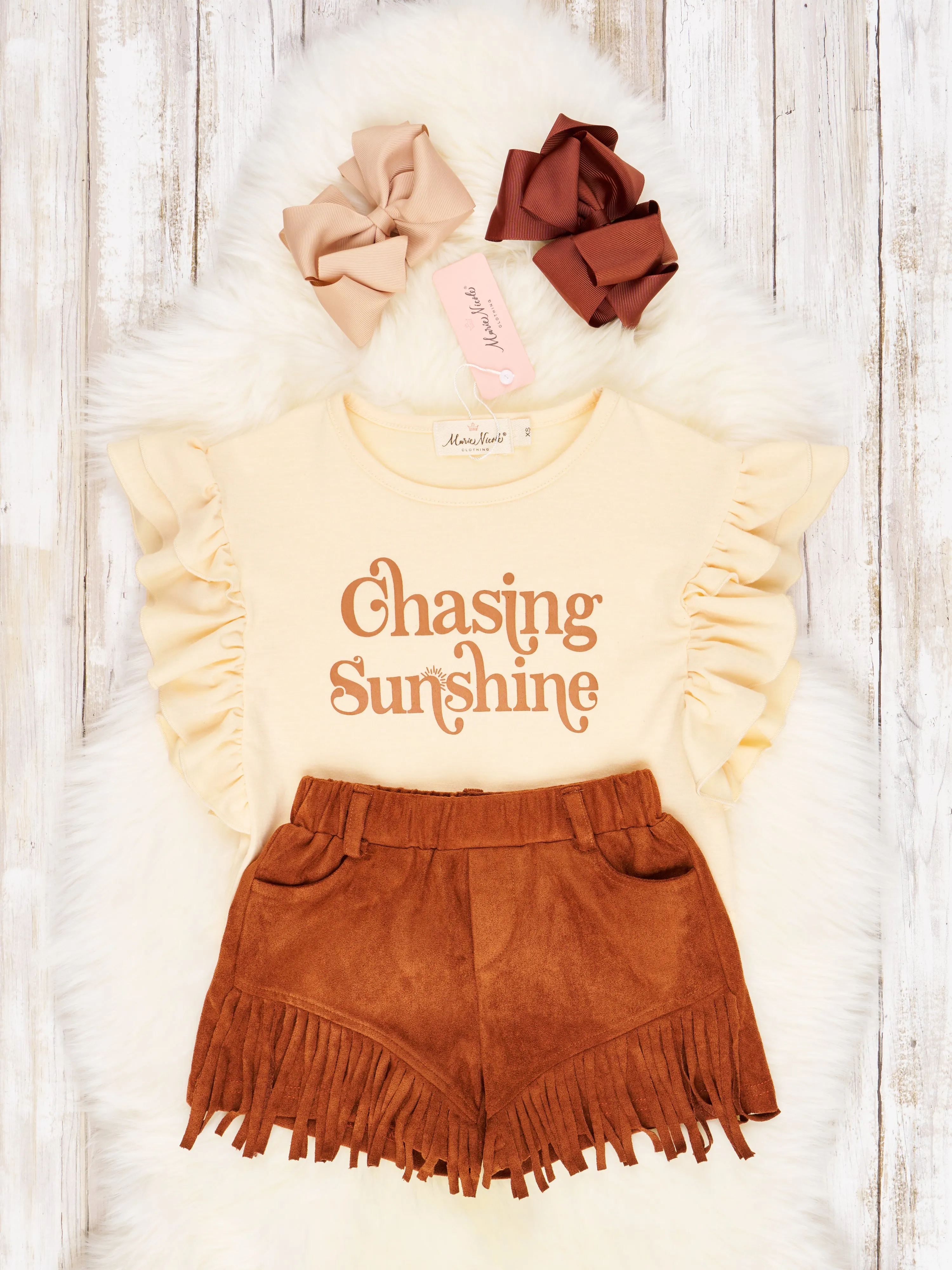 "Chasing Sunshine" Fringe Outfit