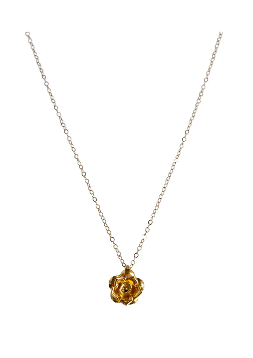 Rosa Gold Necklace *As Seen On Candace Cameron Bure*