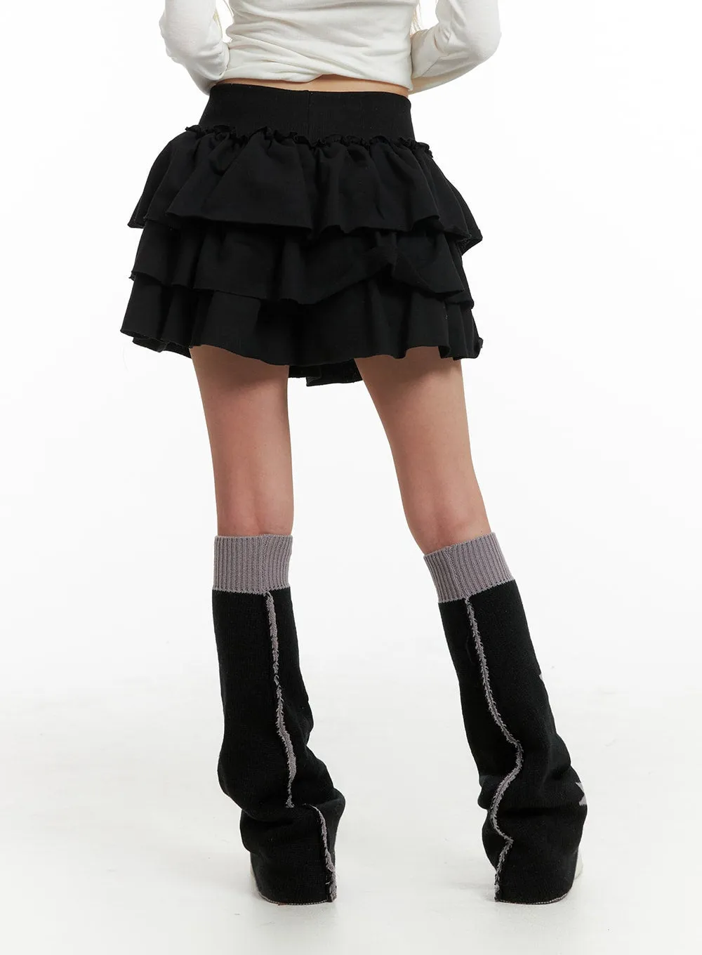 Ruffle Mini Skirt IF408