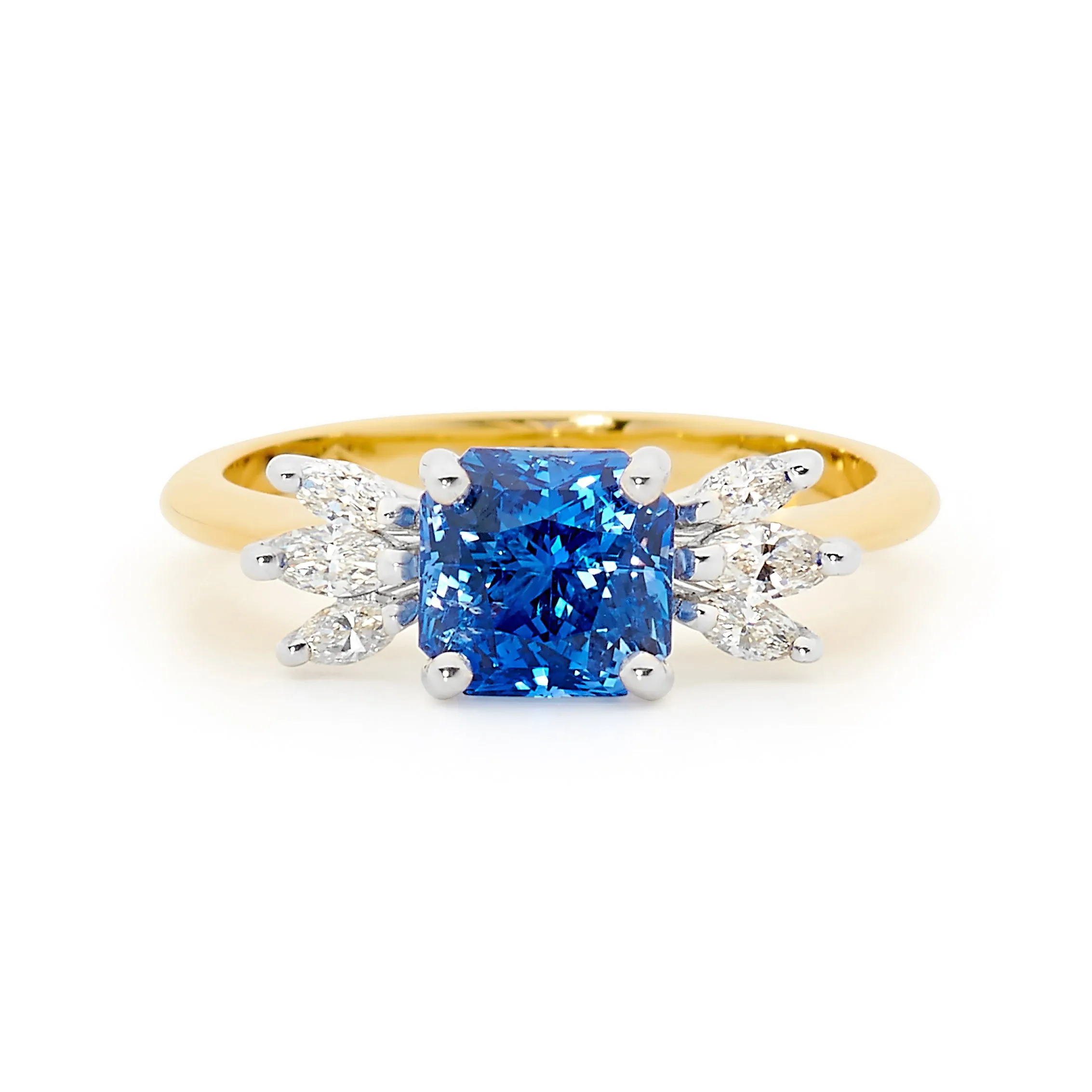 Sapphire and Diamond Ring