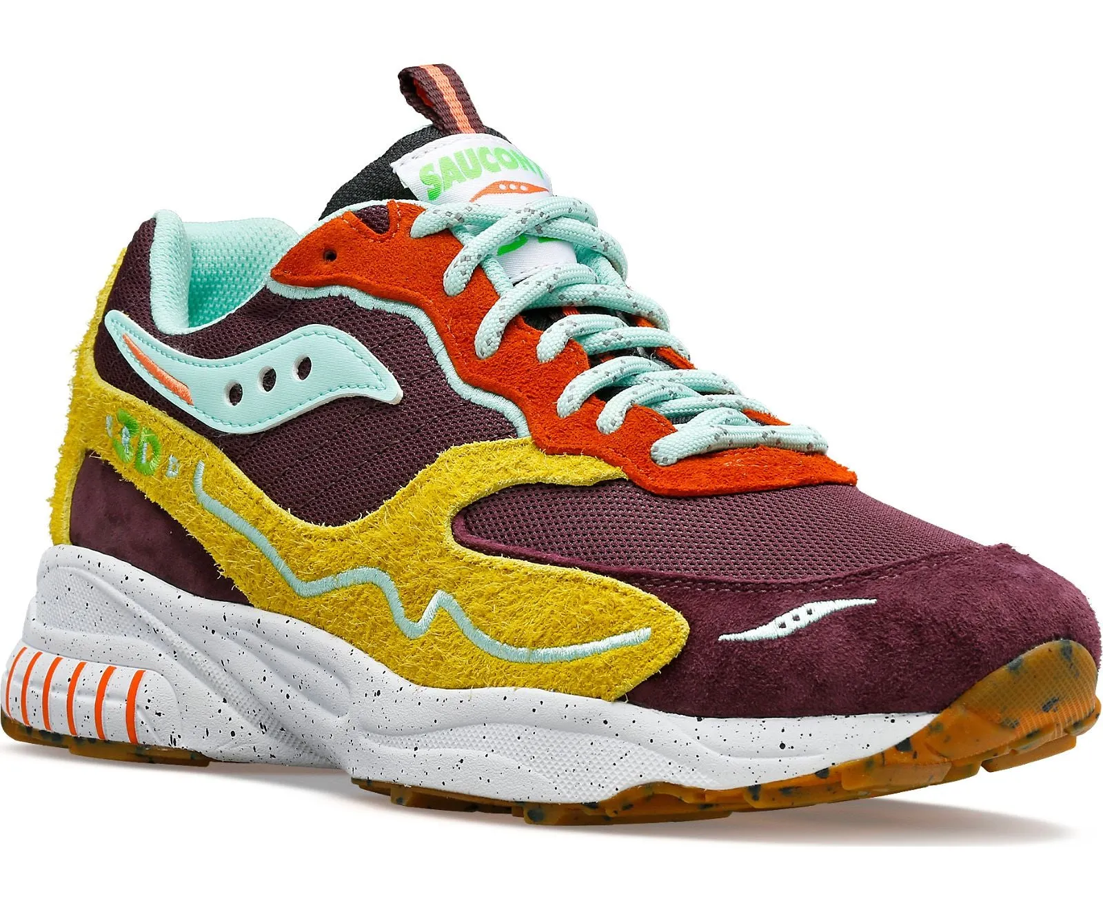 Saucony 3D Grid Hurricane Trailian Pack - Brown/Mustard