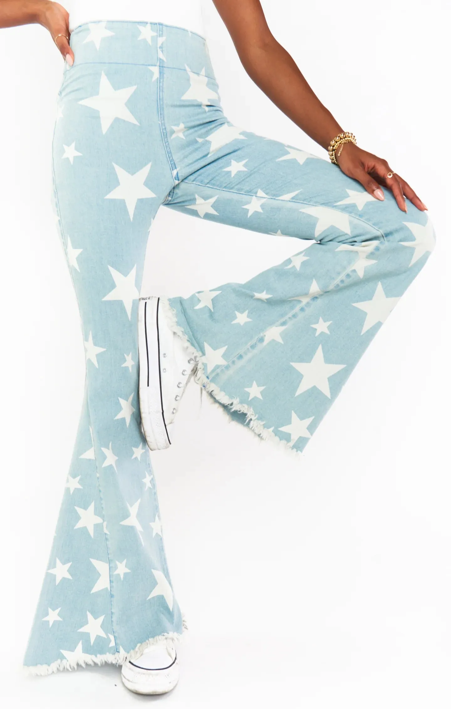 Show Me Your Mumu Berkeley Star Bells Flared Jeans