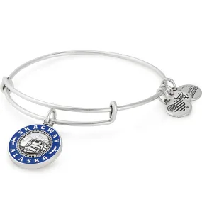 Skagway, Alaska Charm Bangle Bracelet