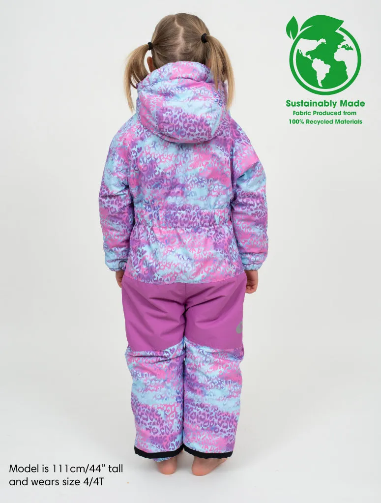 Snowrider One Piece Snowsuit - Rainbow Leopard