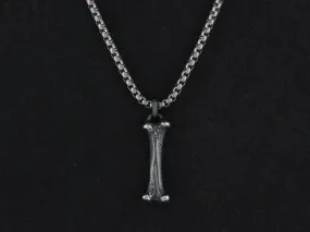 Sterling Silver Small Bone Necklace