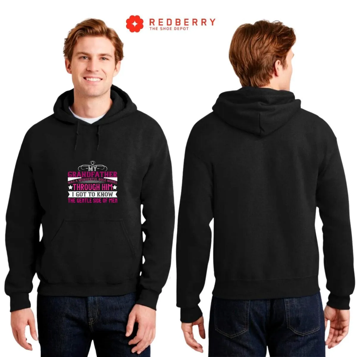 Sudadera Hombre  Hoodie Abuelo Papá Padre Hijo Hija 034