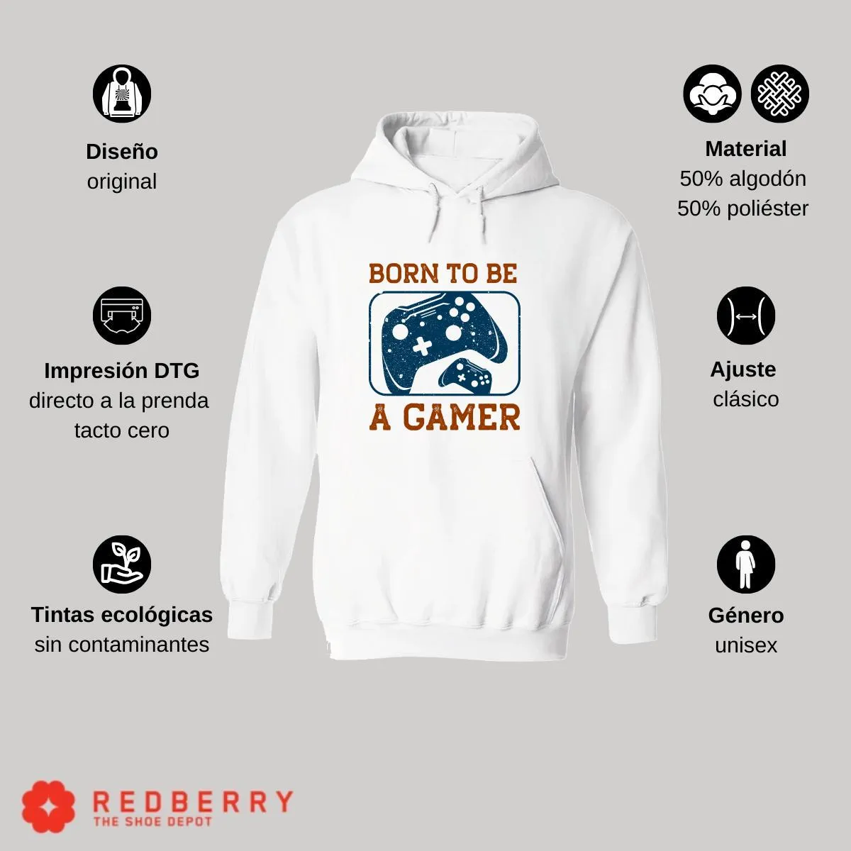 Sudadera Hombre  Hoodie Gamer Videojuegos Frases 051