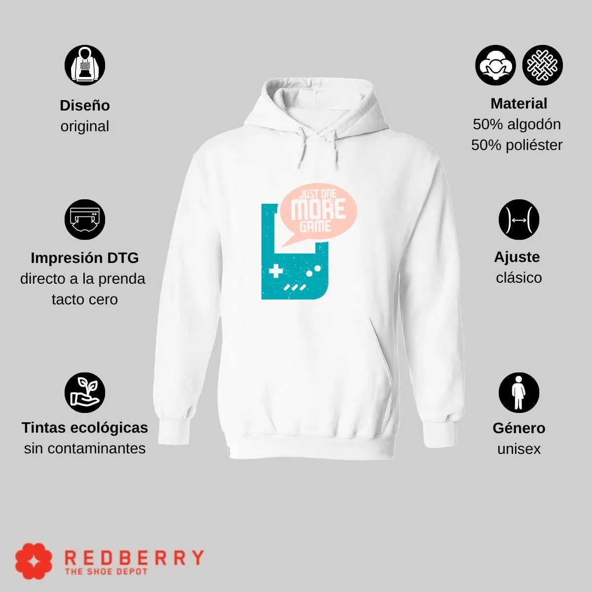 Sudadera Hombre  Hoodie Gamer Videojuegos Frases 081