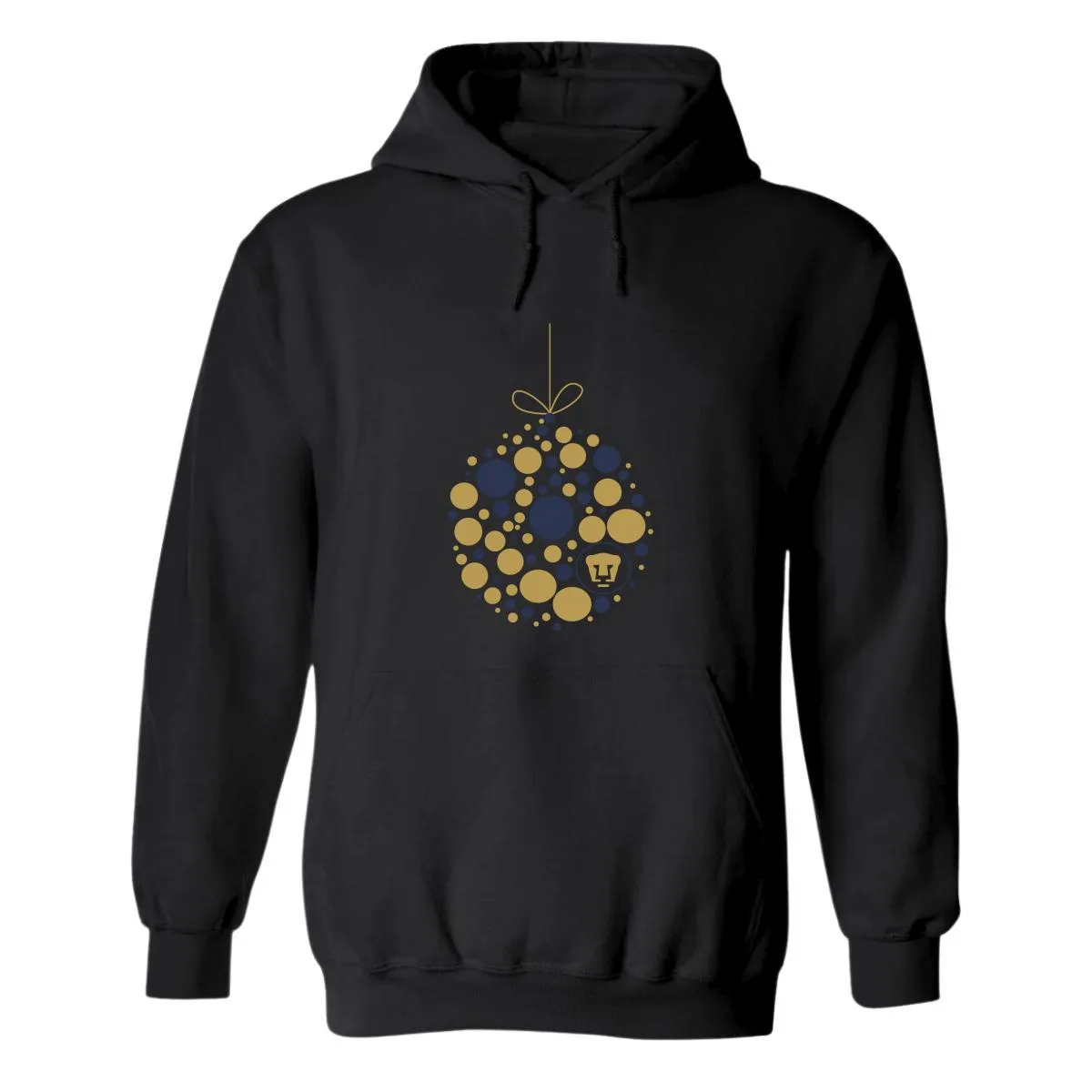 Sudadera Mujer Hoodie  Pumas UNAM Esfera Navidad