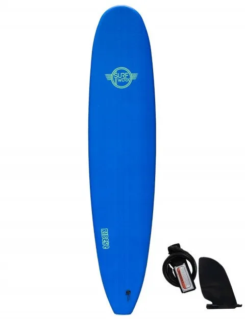 Surfworx Ribeye Longboard 9ft 0 Soft Surfboard - Navy