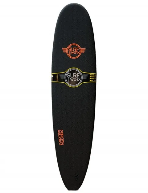 Surfworx Ribeye Mini Mal 8ft 0 Soft Surfboard - Black