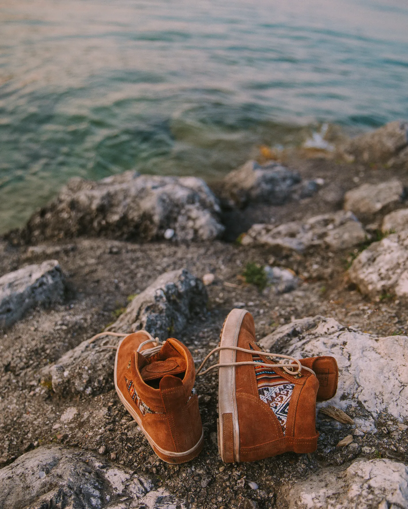 Tan Suede Camping Boot