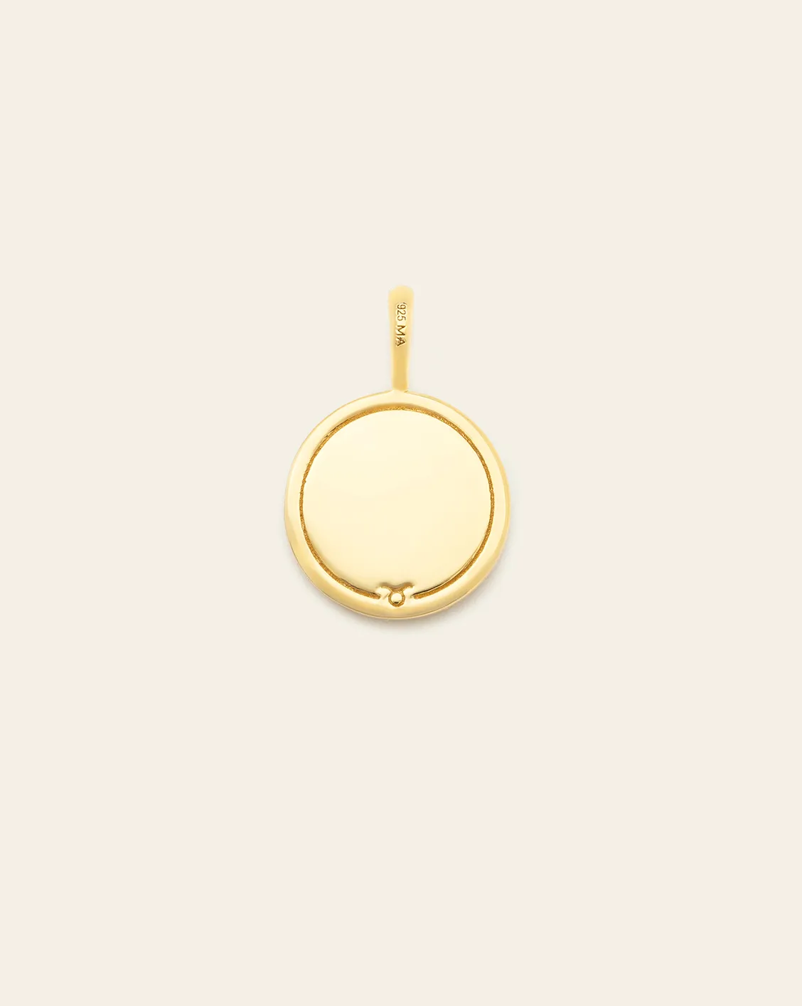 Taurus Medallion - Gold Vermeil