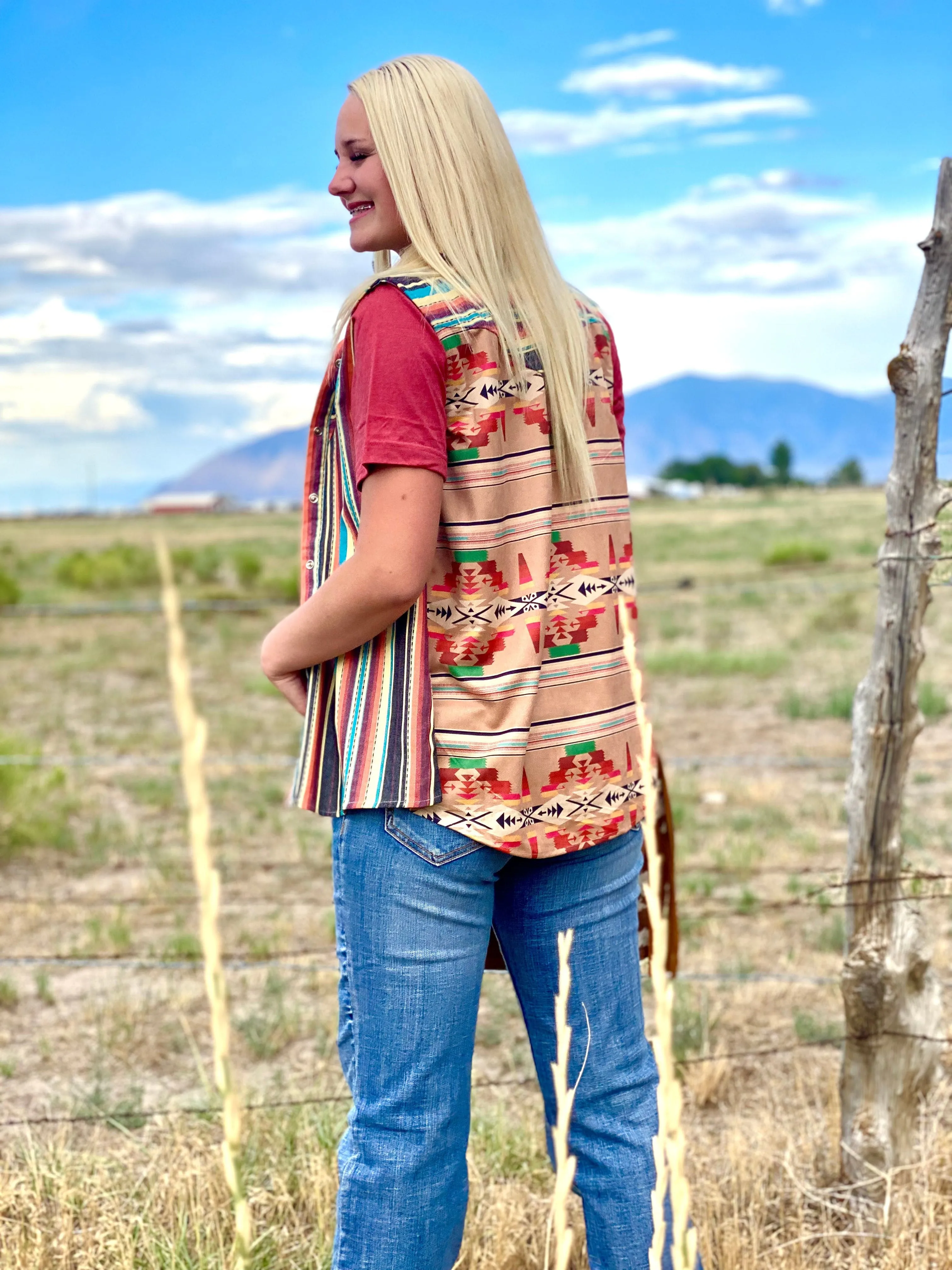 The Aztec Rodeo Nights Top