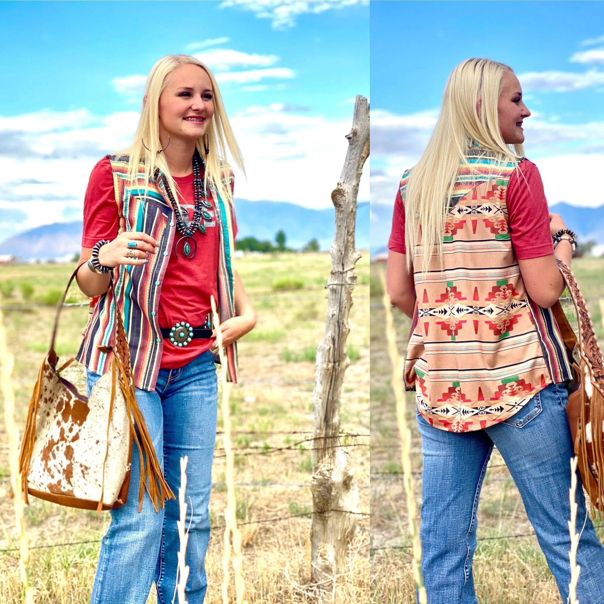 The Aztec Rodeo Nights Top