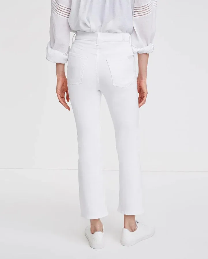 THE HIGH WAIST SLIM KICK (LUXE WHITE) - 7 FOR ALL MANKIND