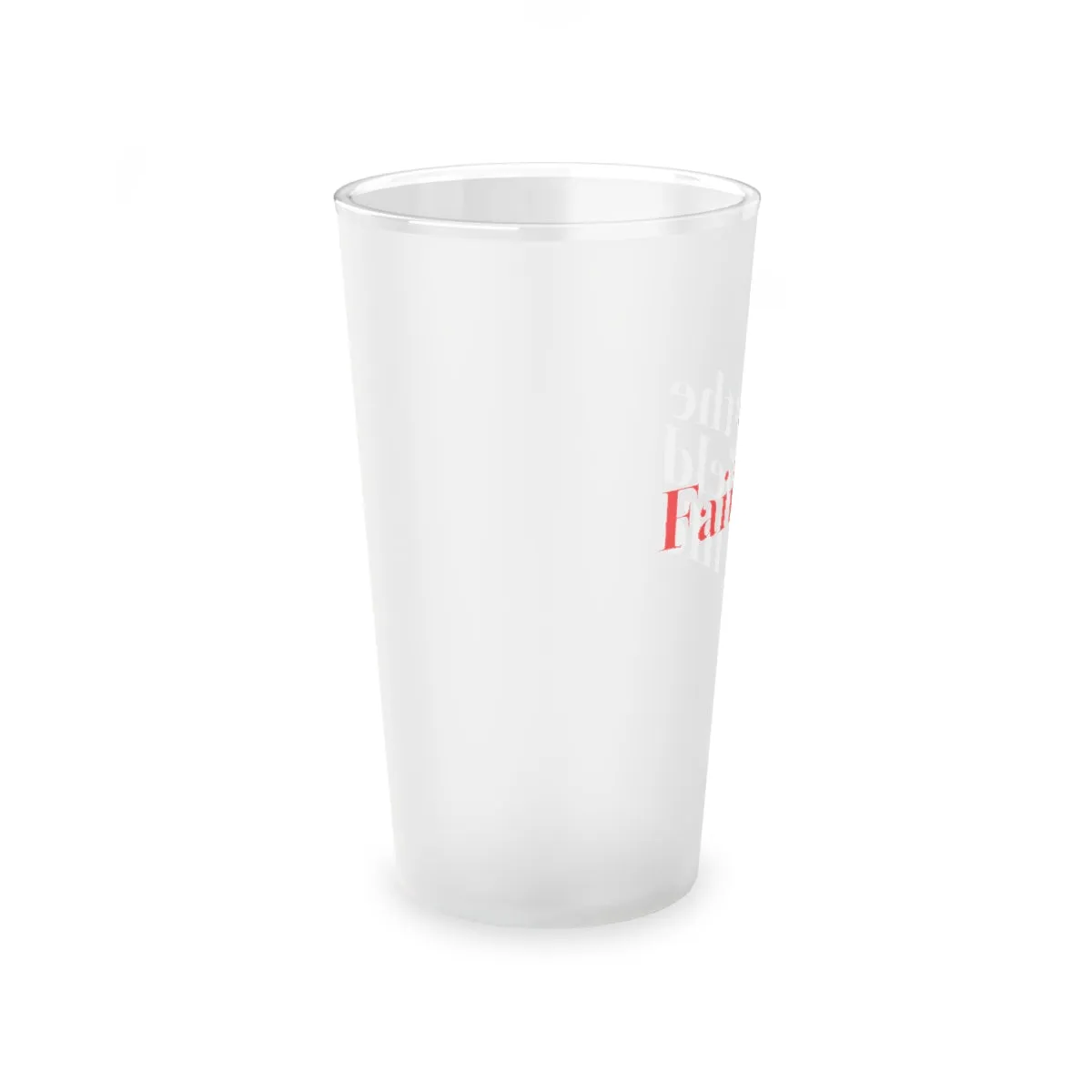 #thefairfieldlife Frosted Pint Glass, 16oz