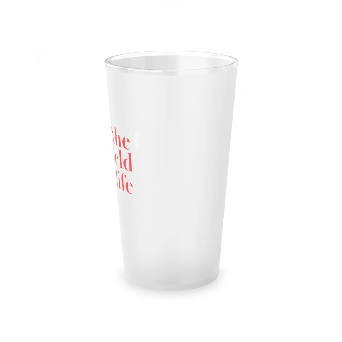 #thefairfieldlife Frosted Pint Glass, 16oz