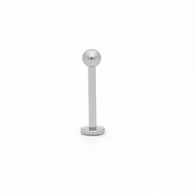 Titanium Labret Studs with Internally Threaded Ball