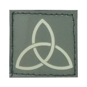 TRINITY KNOTS PATCH - BLUE GLOW IN THE DARK