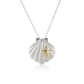 Two-Tone Sea Breeze Shell Pendant