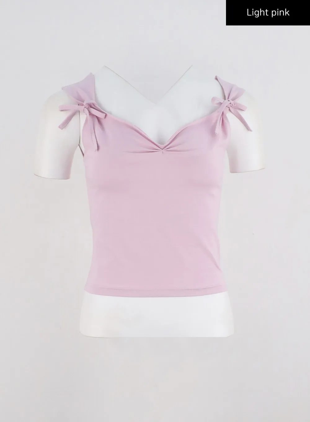 V-Neck Ribbon Top CG303