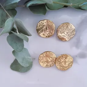 Vintage earrings - Gold moon