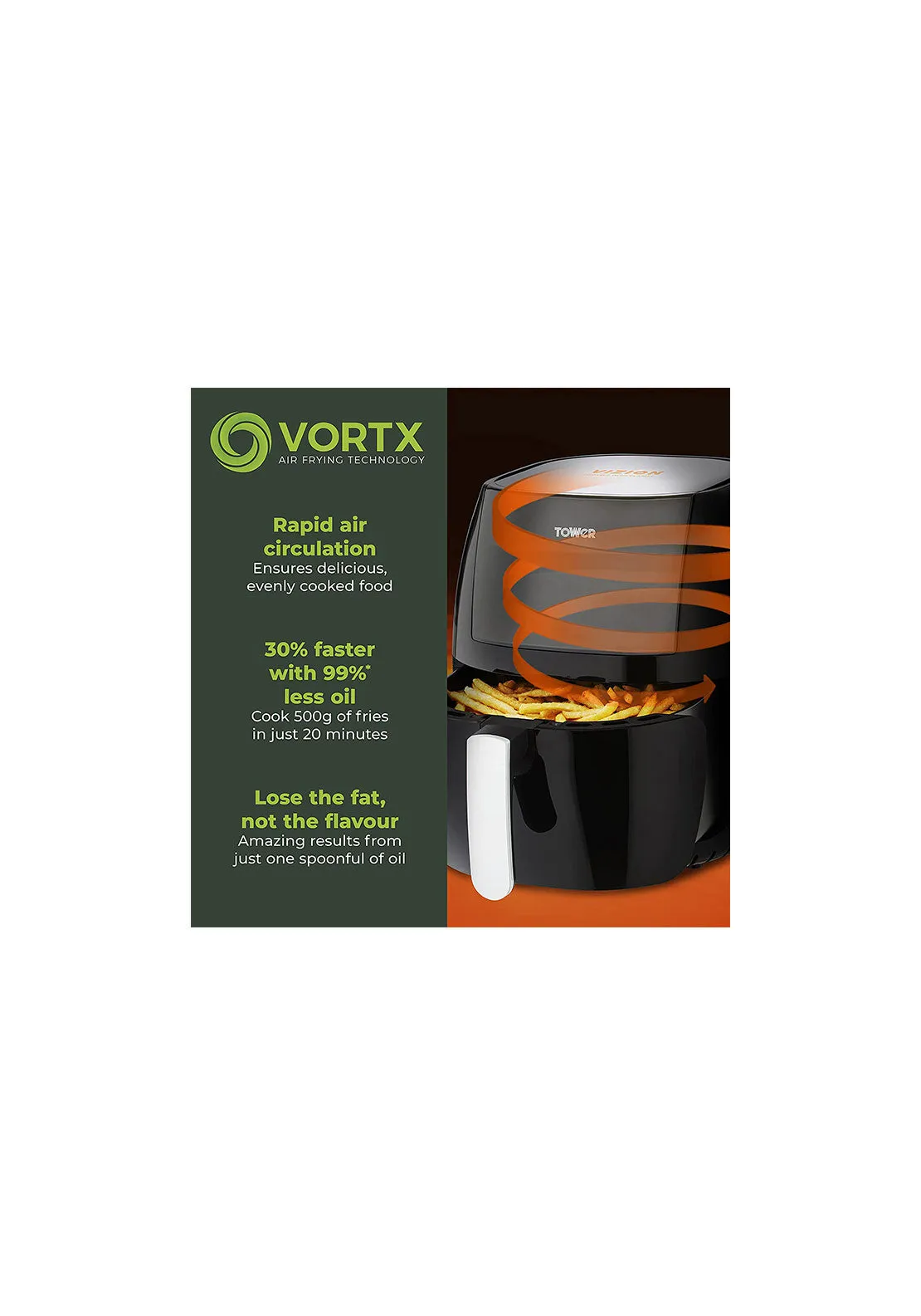 Vortx Vizion 7L Digit Air Fryer | T17072